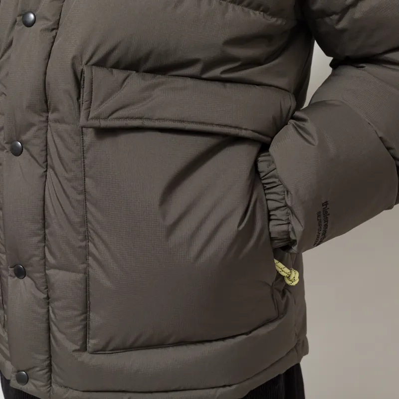 thisisneverthat GORE-TEX WINDSTOPPER Expedition Down Jacket Olive Drab-12