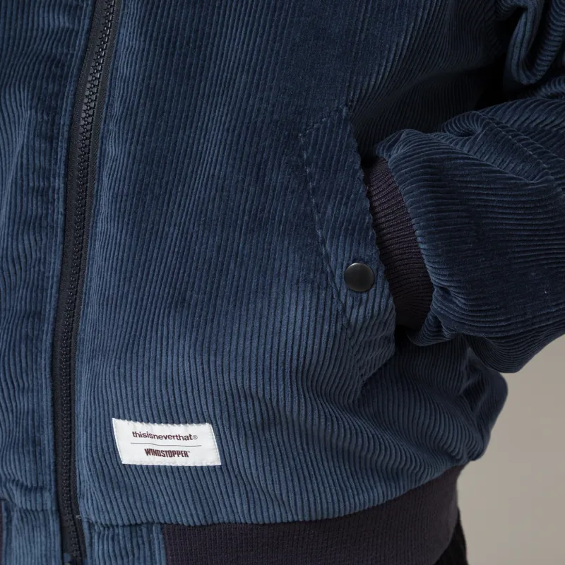 thisisneverthat GORE-TEX WINDSTOPPER Cord Jacket Navy-8