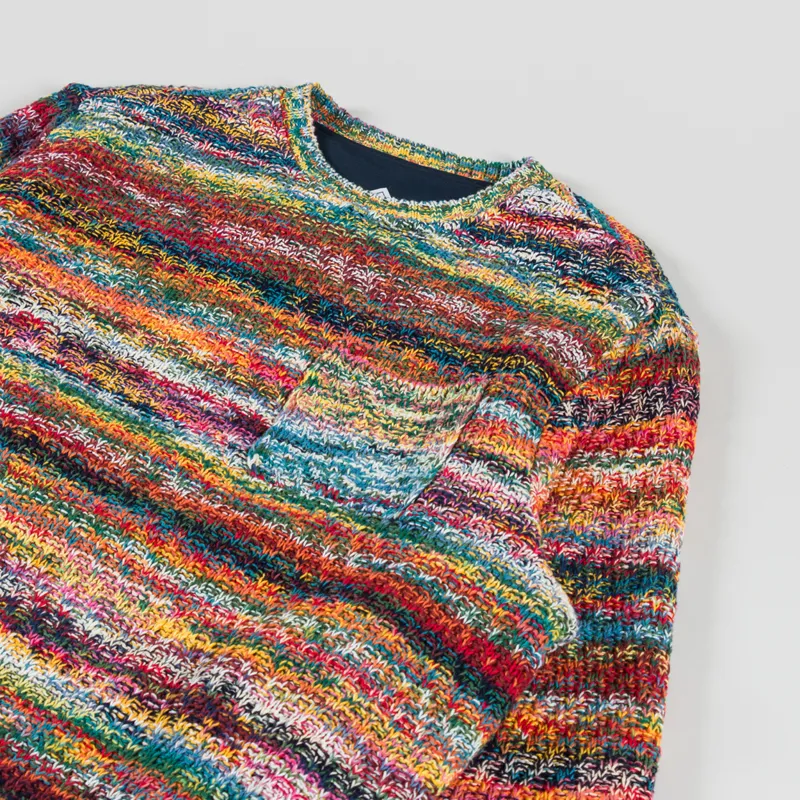 thisisneverthat GORE-TEX WINDSTOPPER Reversible Knit Crew Navy-4