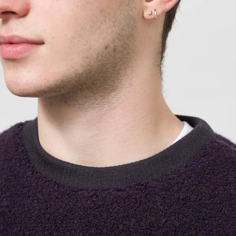 thisisneverthat GORE-TEX WINDSTOPPER Wool Fleece Crew Navy-6