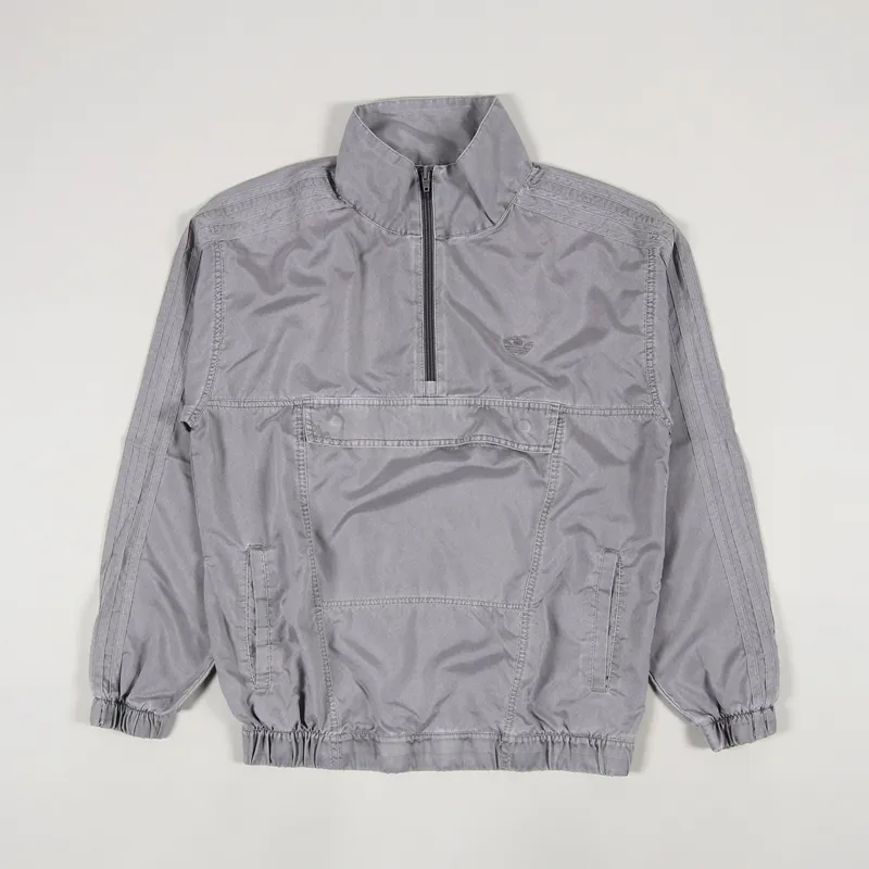 Adidas Skateboarding Garment Dyed Track Jacket Taupe Oxide