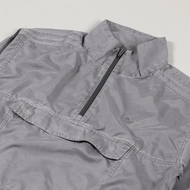 Adidas Skateboarding Garment Dyed Track Jacket Taupe Oxide-3