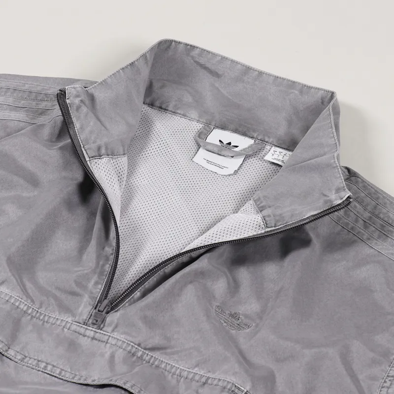 Adidas Skateboarding Garment Dyed Track Jacket Taupe Oxide-4