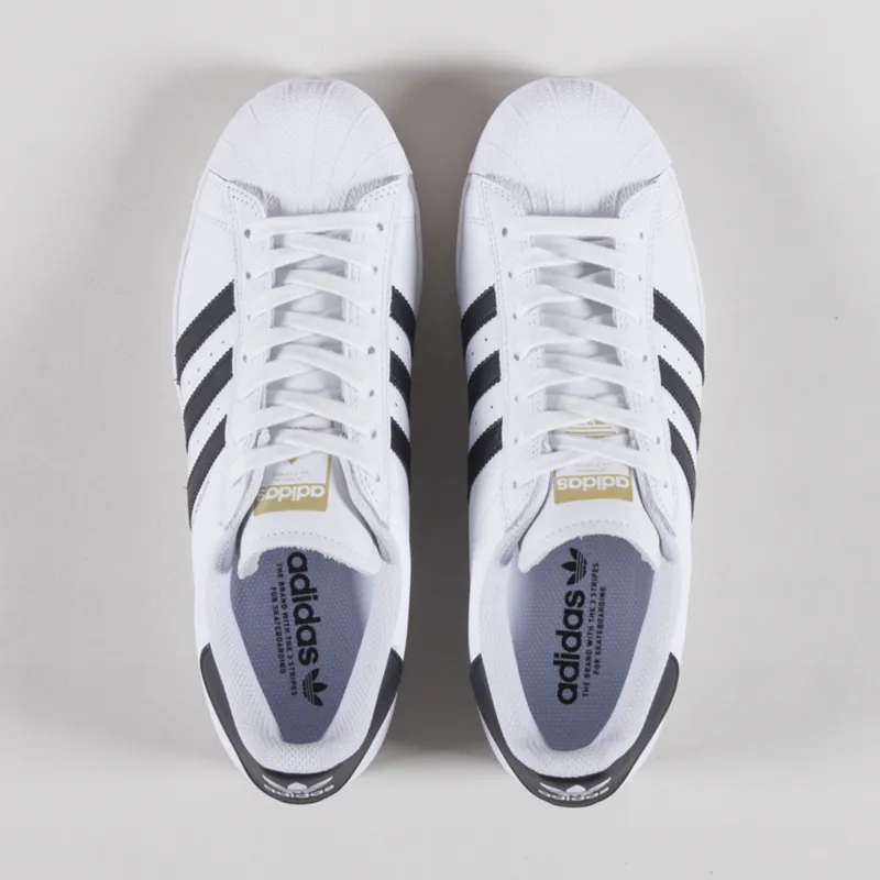 Adidas Skateboarding Superstar ADV Shoes White Black-6