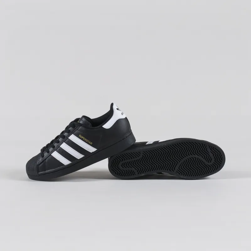 Adidas Skateboarding Superstar ADV Shoes Black White-3
