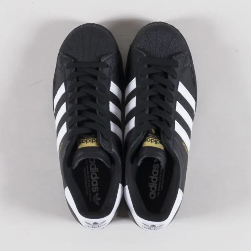 Adidas Skateboarding Superstar ADV Shoes Black White-6