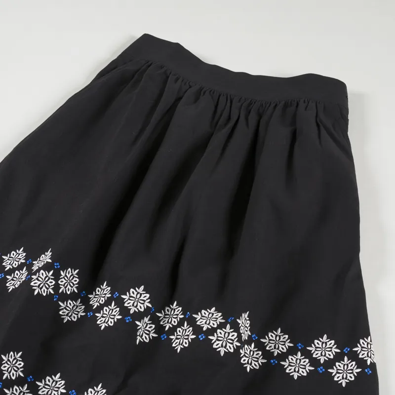 Sideline Womens Gaia Skirt Black Embroidery -5
