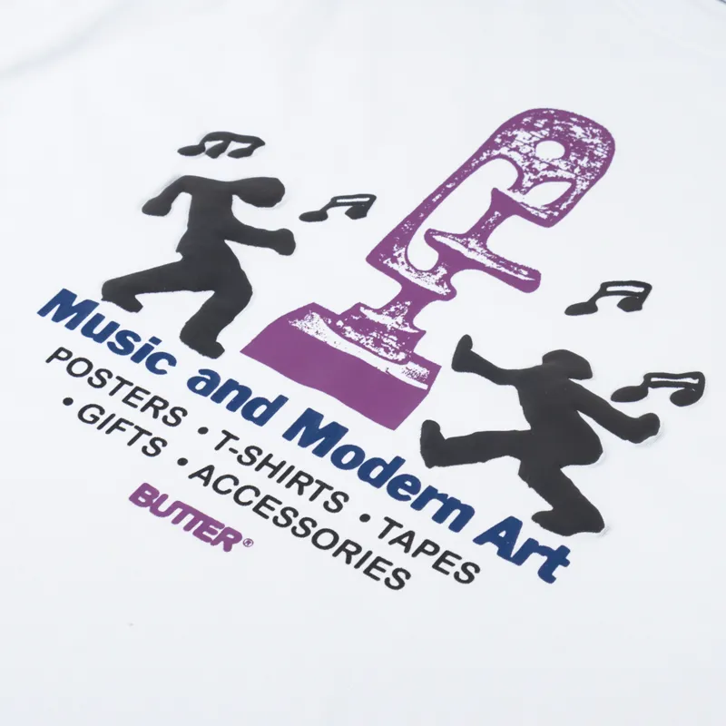 Butter Goods Gallery T Shirt White-1