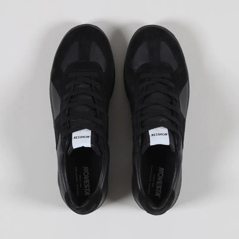 Novesta German Army Trainer Shoes All Black-3