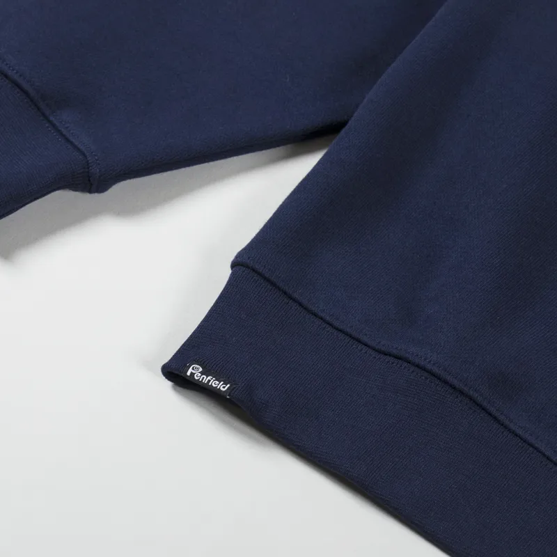 Penfield Geo Back Print Sweatshirt Navy-6