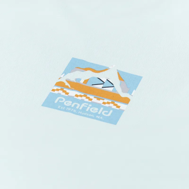 Penfield Geo Back Print T Shirt Surf Spray-3