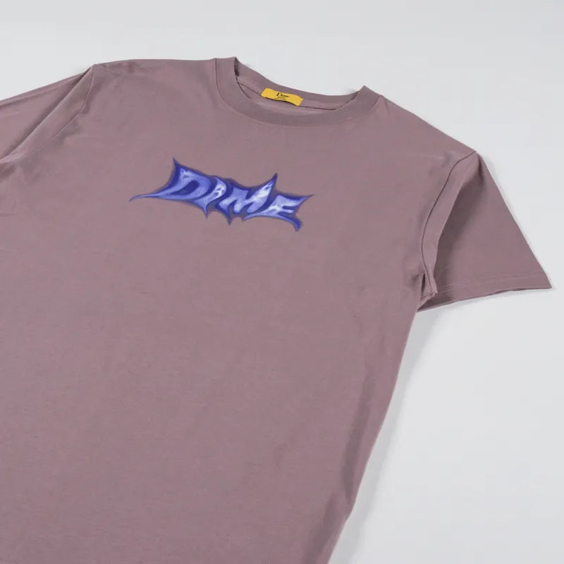 Dime Ghostly Font T Shirt Twilight Mauve-2