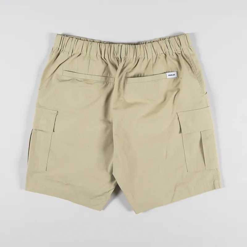 Parlez Gilbert Cargo Shorts Ecru-1