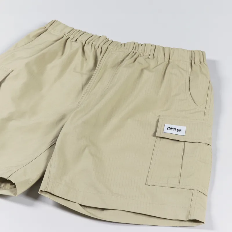 Parlez Gilbert Cargo Shorts Ecru-2