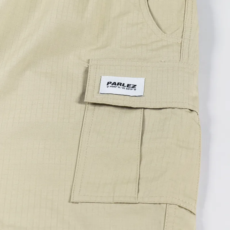 Parlez Gilbert Cargo Shorts Ecru-3