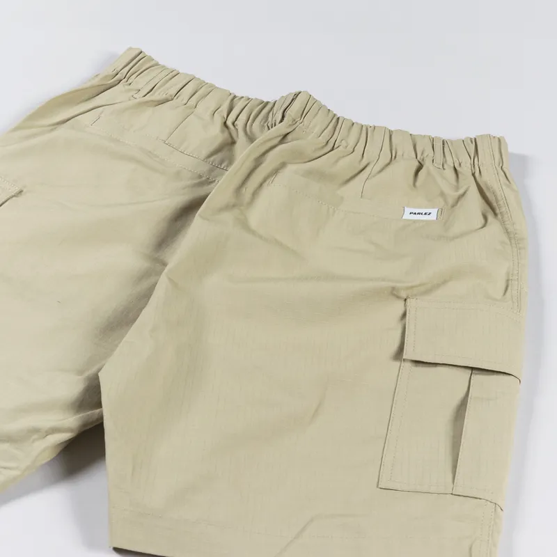Parlez Gilbert Cargo Shorts Ecru-4