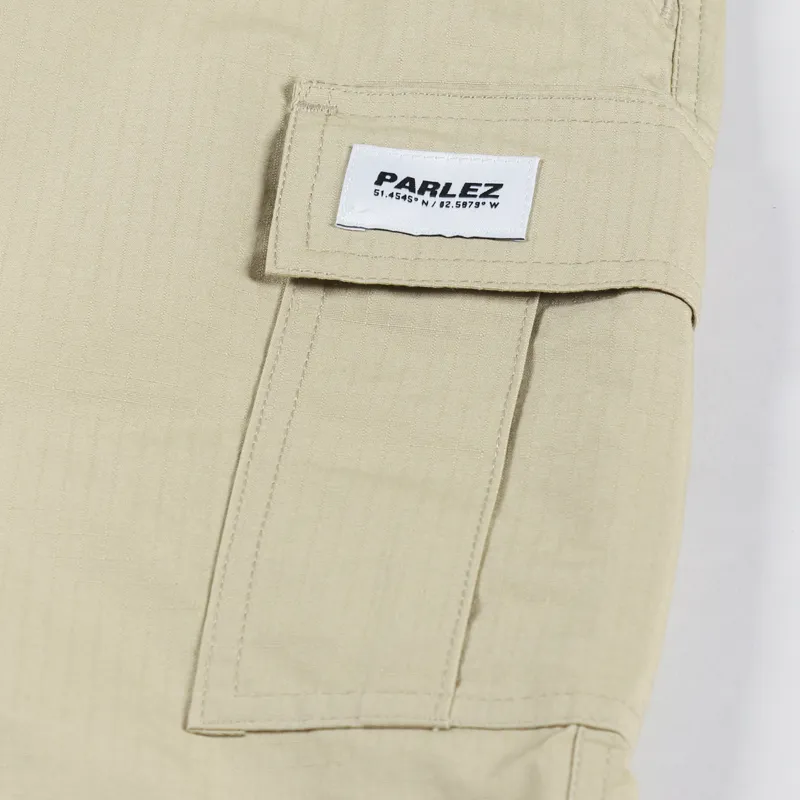 Parlez Gilbert Cargo Shorts Sand-3