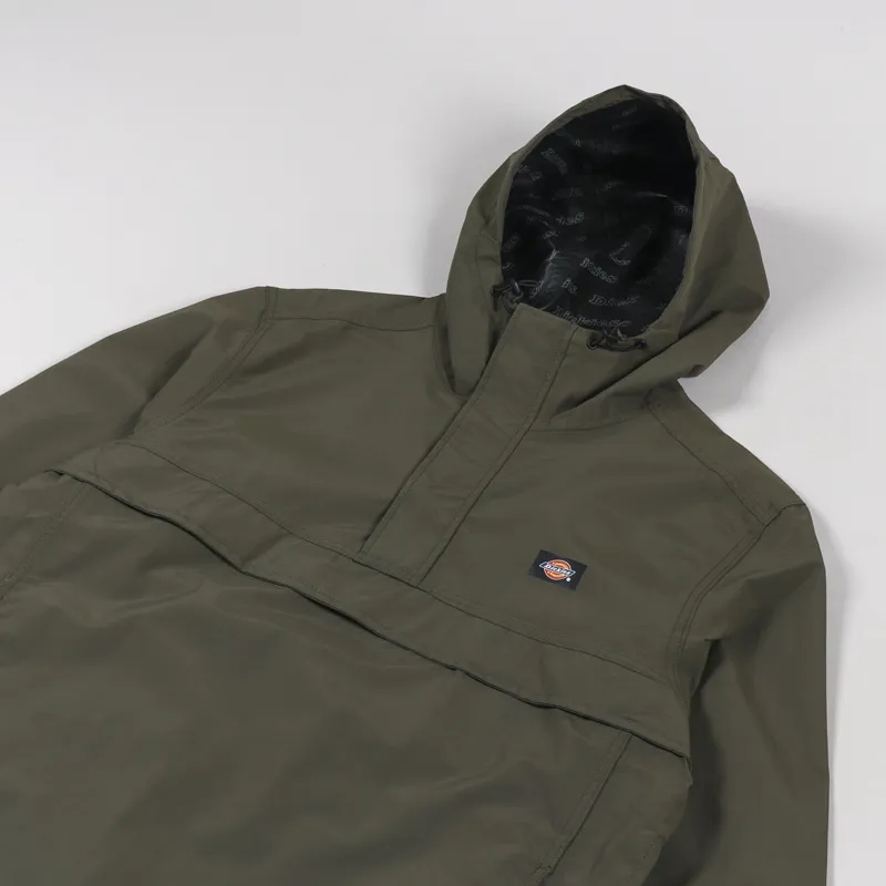 Dickies Glacier View Anorak Military Green-2