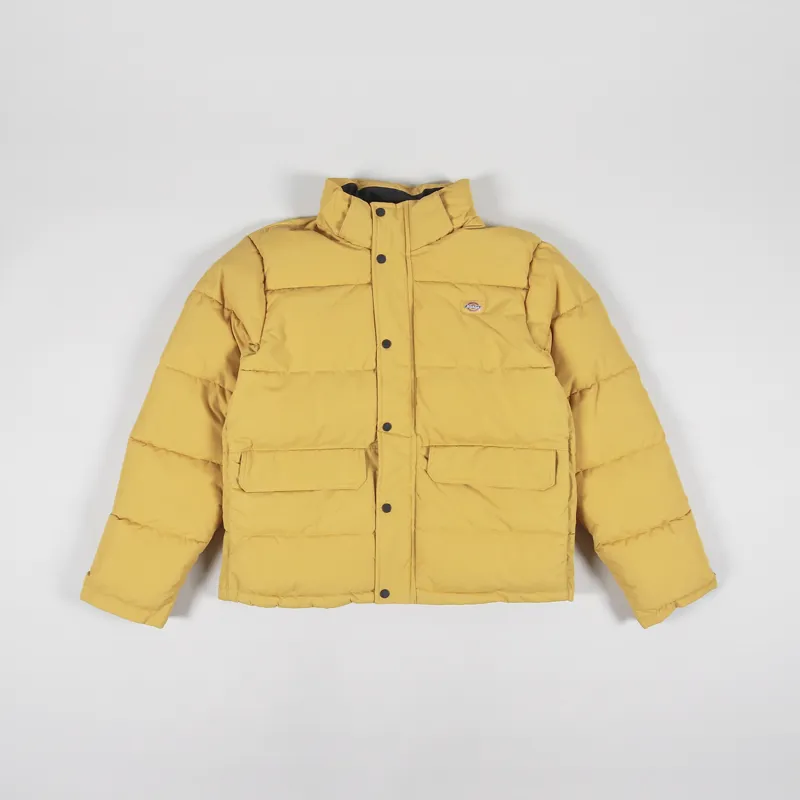 Dickies Glacier View Puffer Jacket Honey Gold-1