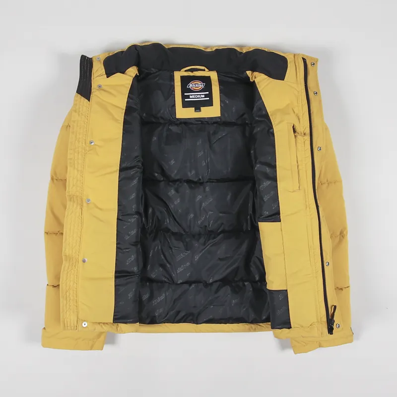 Dickies Glacier View Puffer Jacket Honey Gold-3
