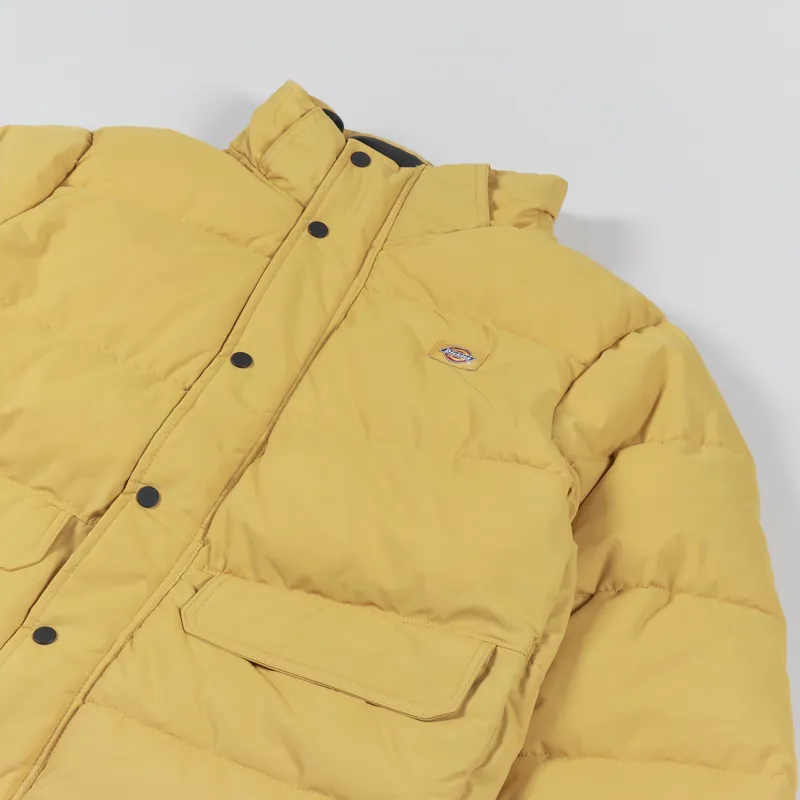 Dickies Glacier View Puffer Jacket Honey Gold-6