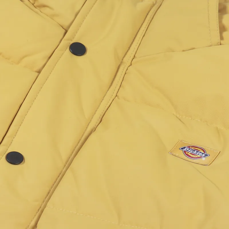 Dickies Glacier View Puffer Jacket Honey Gold-13
