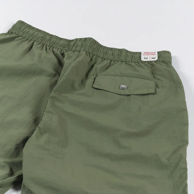 Deus Ex Machina Glide Swim Shorts Capulet Olive-4