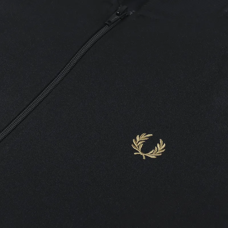 Fred Perry Gold Tape Bomber Jacket Black-7
