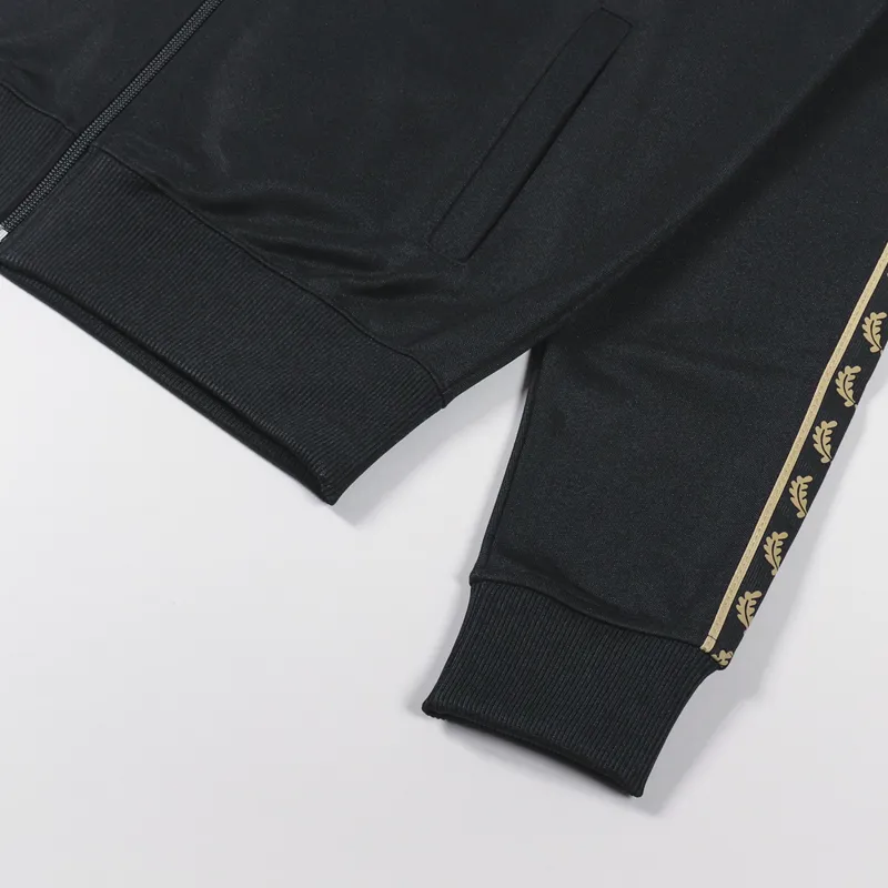 Fred Perry Gold Tape Bomber Jacket Black-6