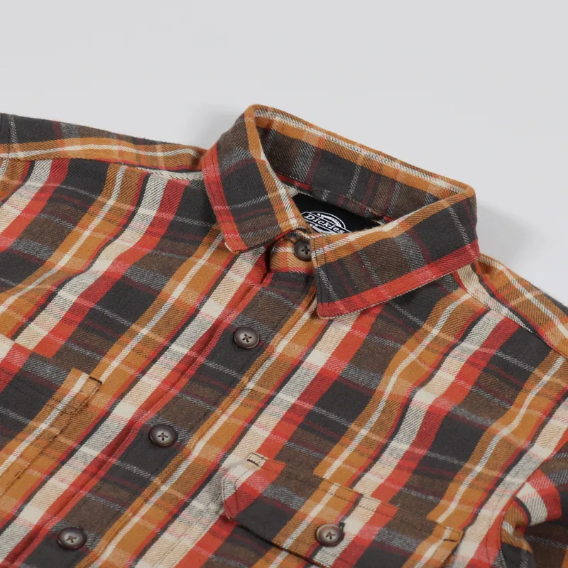 Dickies Glenmora Shirt Brown Duck-2