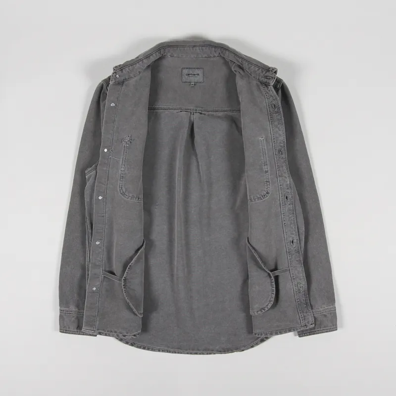 Carhartt WIP Glenn Shirt Jac Black Faded-5
