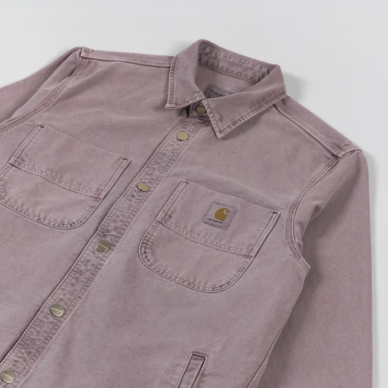 Carhartt WIP Glenn Shirt Jac Dark Plum Faded-3