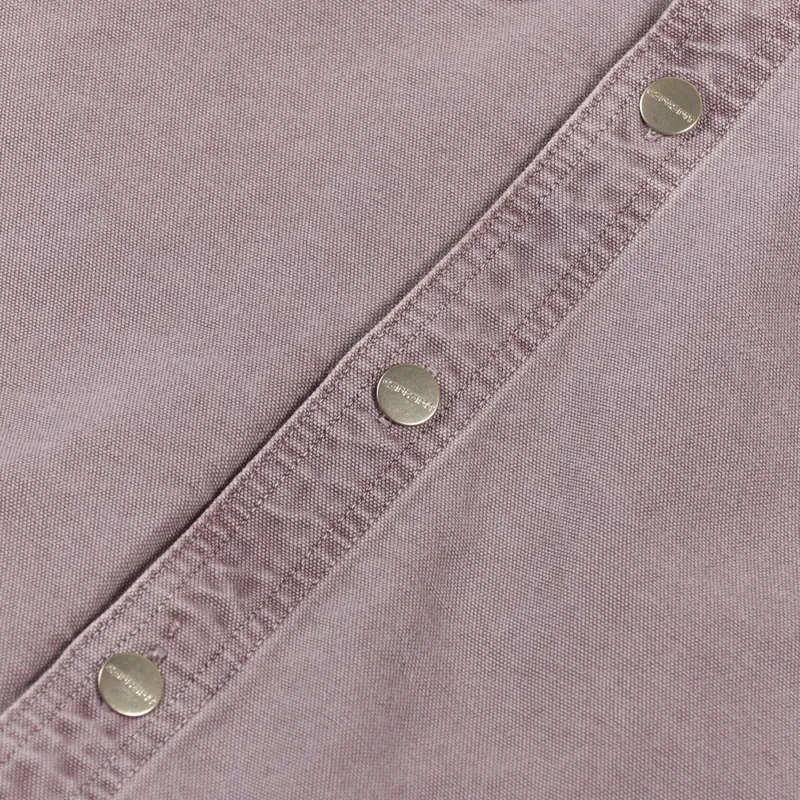 Carhartt WIP Glenn Shirt Jac Dark Plum Faded-7