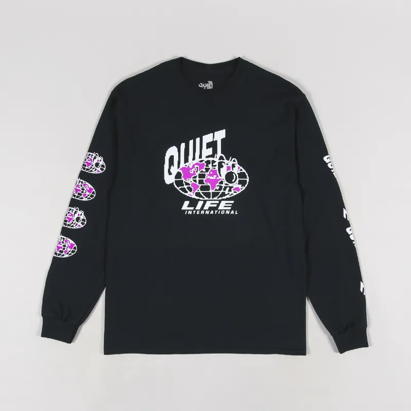 The Quiet Life Global Long Sleeve T Shirt Black