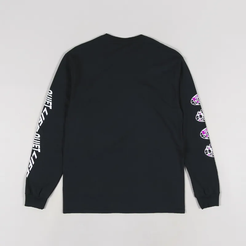 The Quiet Life Global Long Sleeve T Shirt Black-1