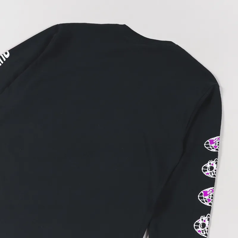 The Quiet Life Global Long Sleeve T Shirt Black-3