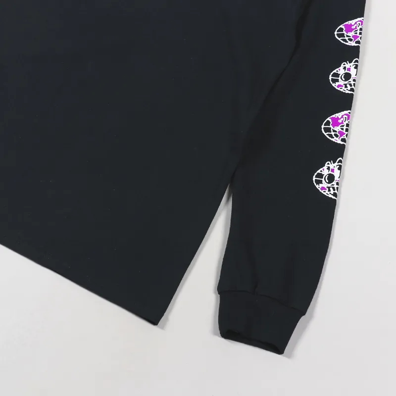 The Quiet Life Global Long Sleeve T Shirt Black-4
