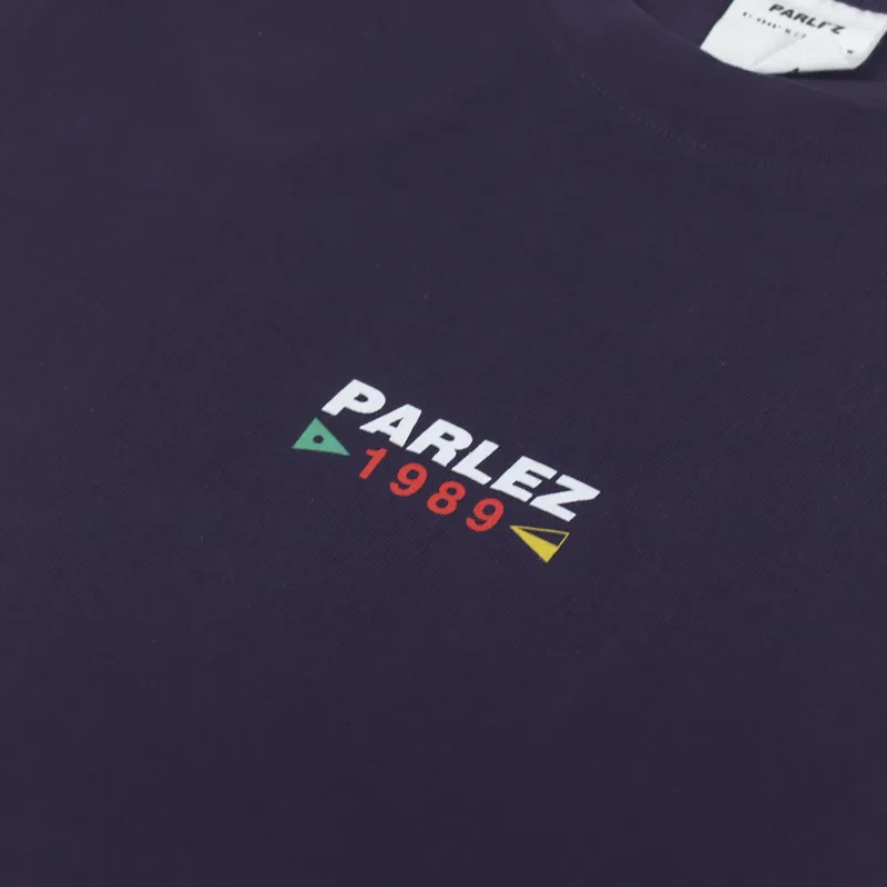 Parlez Globe T Shirt Navy-4