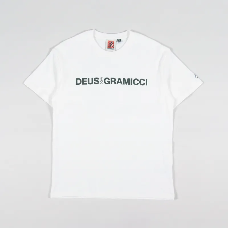 Deus Ex Machina x Gramicci Left Again T Shirt Vintage White-1