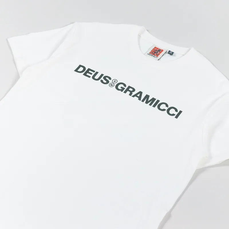 Deus Ex Machina x Gramicci Left Again T Shirt Vintage White-3