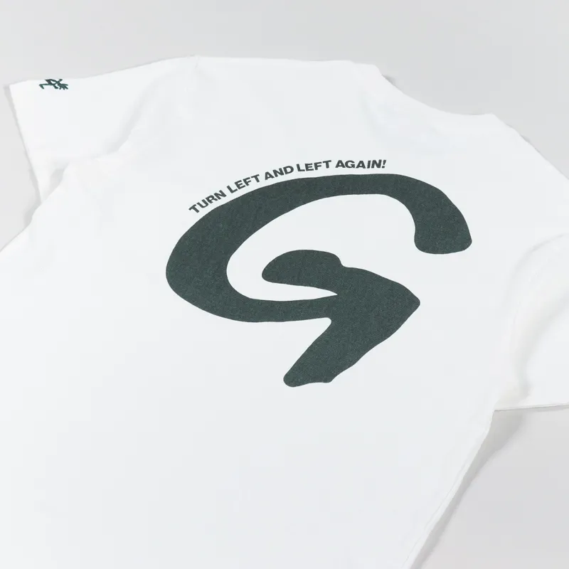 Deus Ex Machina x Gramicci Left Again T Shirt Vintage White-2