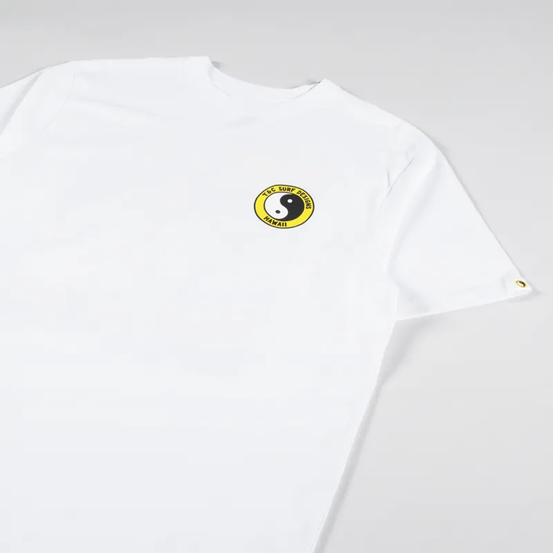 T And C Surf Gnar Gull T Shirt White-3