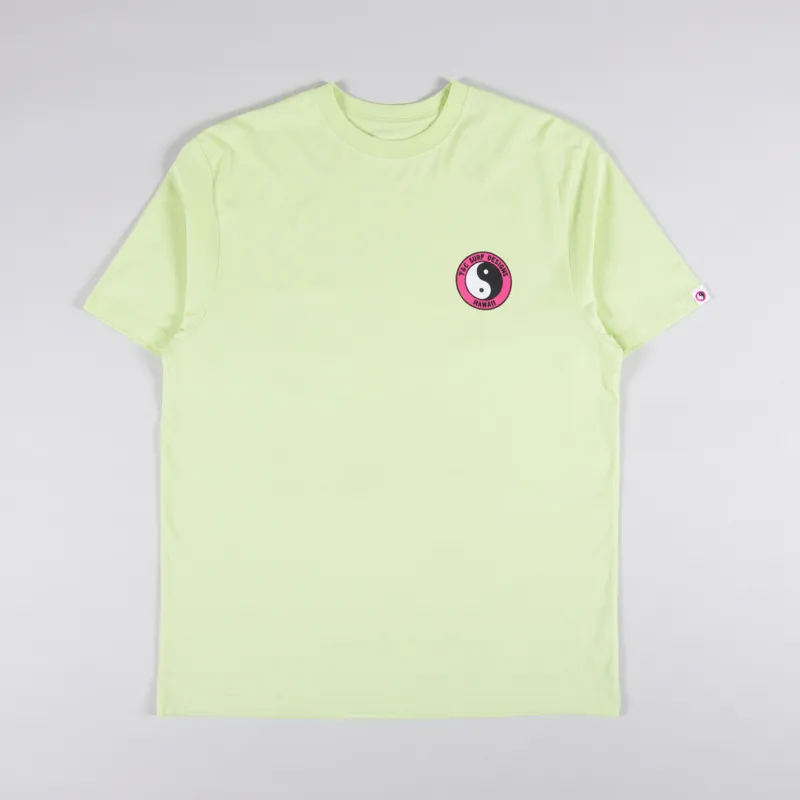 T And C Surf Gnar Gull T Shirt Washed Lime-1