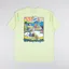 T And C Surf Gnar Gull T Shirt Washed Lime