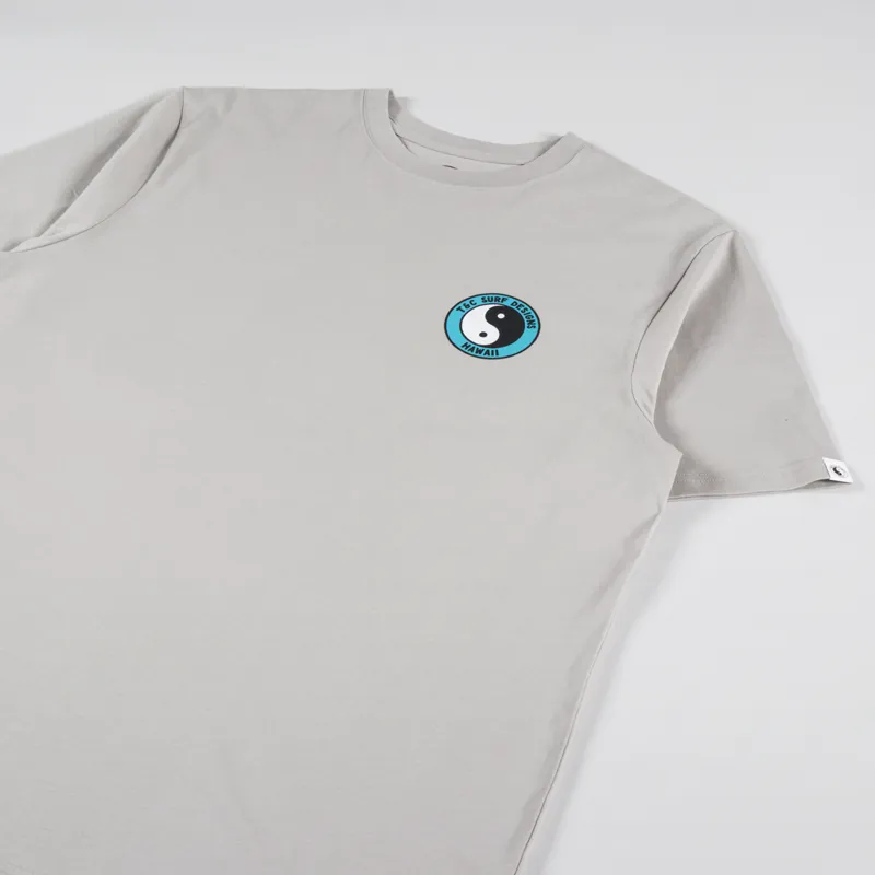 T And C Surf Gnar Gull T Shirt Faded Grey-3
