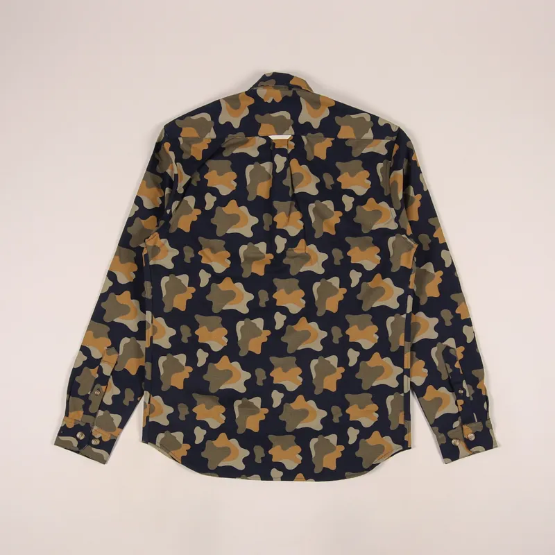 Foret Gone Shirt Camo Navy-1