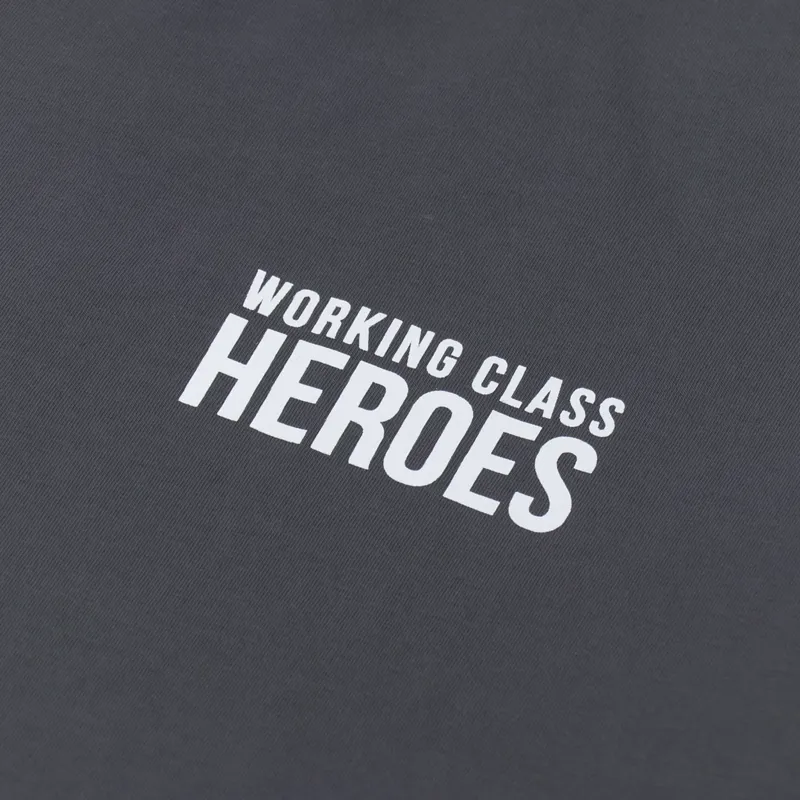 Working Class Heroes Good Times T Shirt Anthracite-5