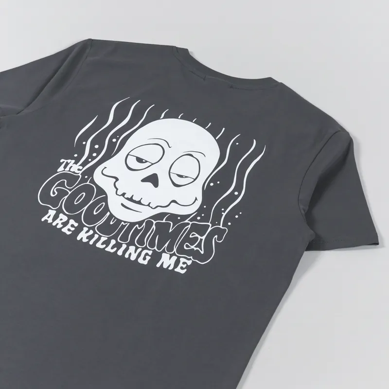 Working Class Heroes Good Times T Shirt Anthracite-2