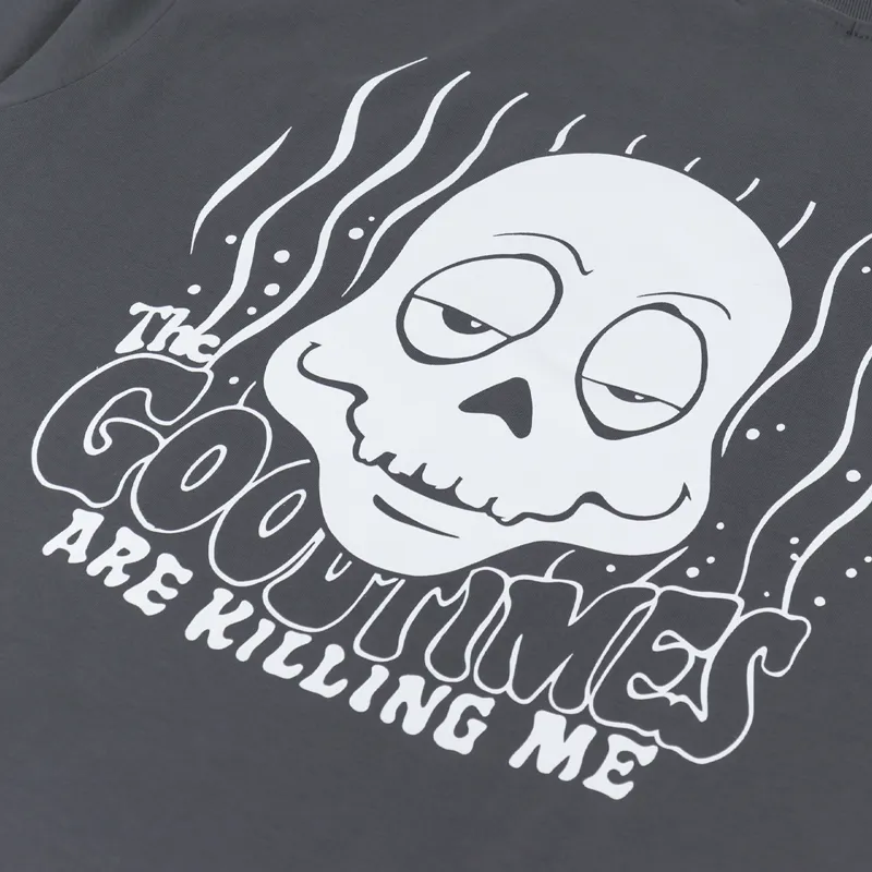 Working Class Heroes Good Times T Shirt Anthracite-4