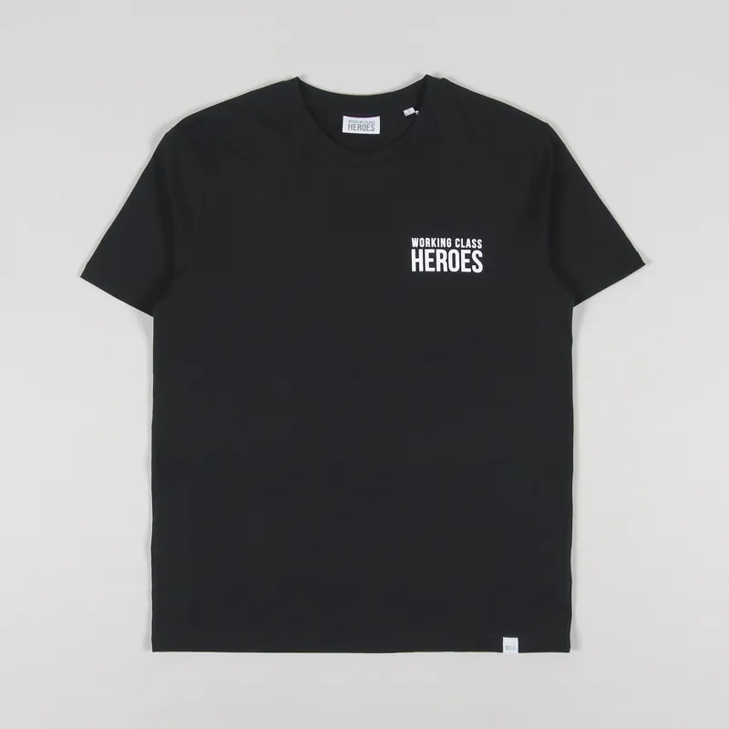 Working Class Heroes Good Times T Shirt Black-1